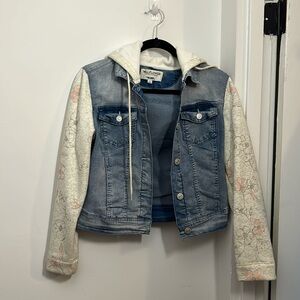 Sweater jean jacket